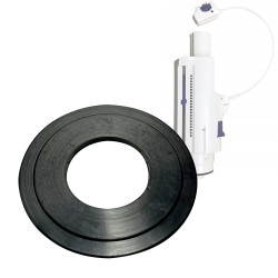 Membr�na 28x 60x2/3  s v�stupkom do vyp���acieho zariadenia KOLO/Geberit