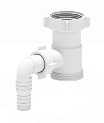 Adapt�r  6/4"x6/4"/90mm s pr�pojkou na pr��ku/um�va�ku