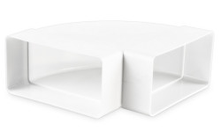 Koleno 90� ploch� vodorovn� 90x220 PVC