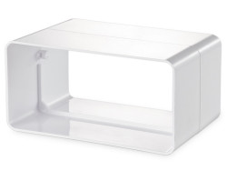 Spojka ploch� 90x220mm PVC