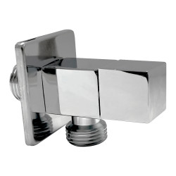 Ventil rohov� 1/2"x1/2" hranat� bez filtra, pochr�movan� s keramick�m vr�kom